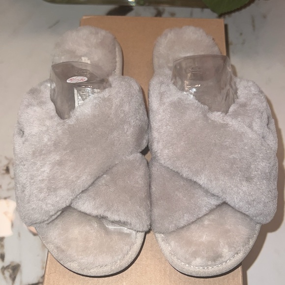 NIB UGG Fuzzette Slide color GOAT | women’s 5 - Picture 7 of 7